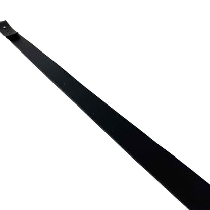 Chanel Belt CC Turnlock Circle Leather Belt Black /