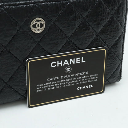 CHANEL MATRACE COCOMARK ROUND Long Wallet  TWID LEADER BLACK BLACK SILVER A50097 BLUMIN BLUMIN MARKET SHOP