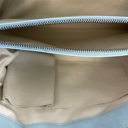 CHANEL - Baby Blue Seasonal CC Jumbo Single Flap - Lambskin / Ruthenium Hardware