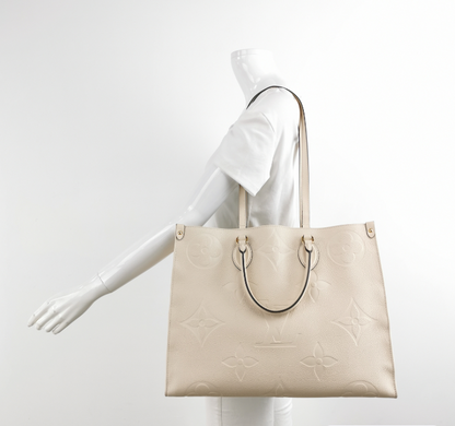 Louis Vuitton (LV) Onthego gm 2019year white 250213781062037