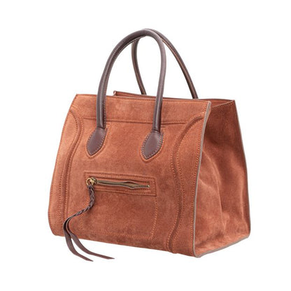 Celine Suede And Leather Medium Phantom Cabas Bag