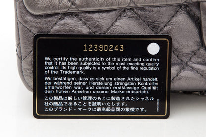 Chanel 2008 Silver Reissue Accordian Handbag