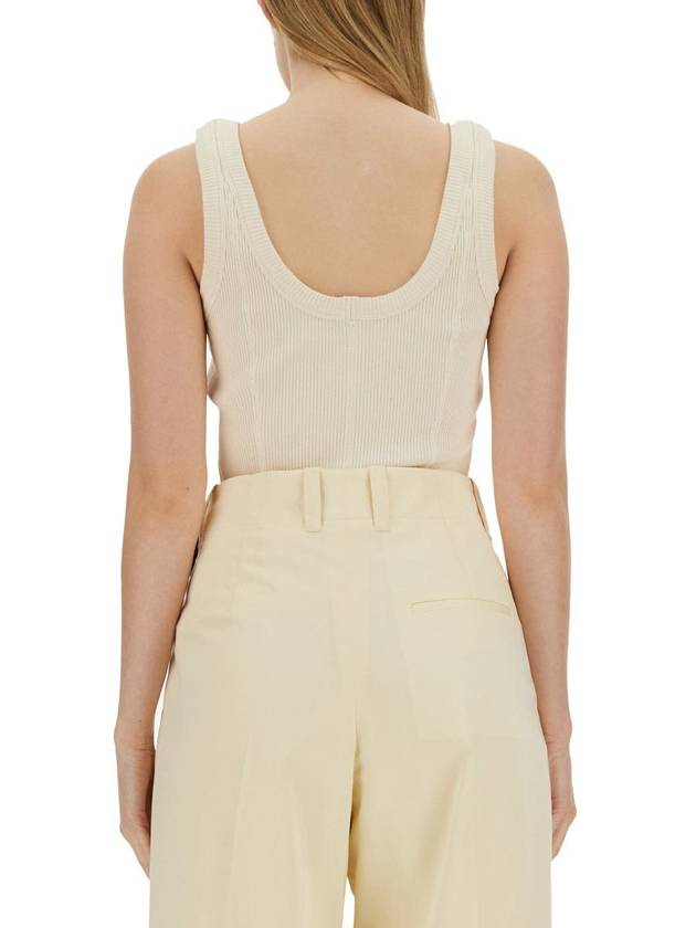 Luxury Bottega Veneta 24 ss Raise PLACKET Tank Top 779198 V3Z60 9028 B0111077103