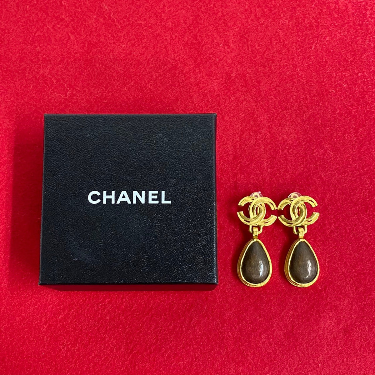 CHANEL Earring Gold Plated gold