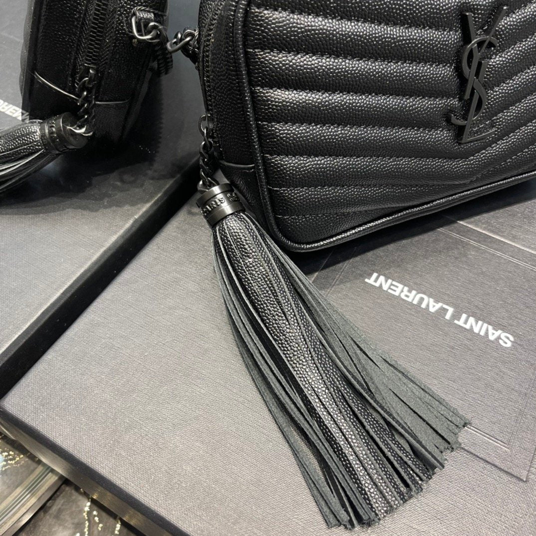 Yves Saint Laurent Lou Mini Bag Black