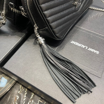 Yves Saint Laurent Lou Mini Bag Black