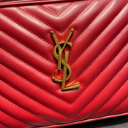 Yves Saint Laurent Lou Camera Bag Red