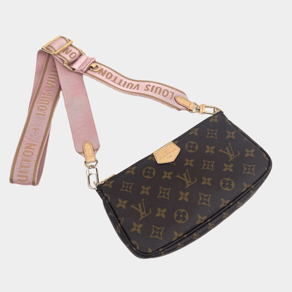 Louis Vuitton Pouchette w/Canvas Strap