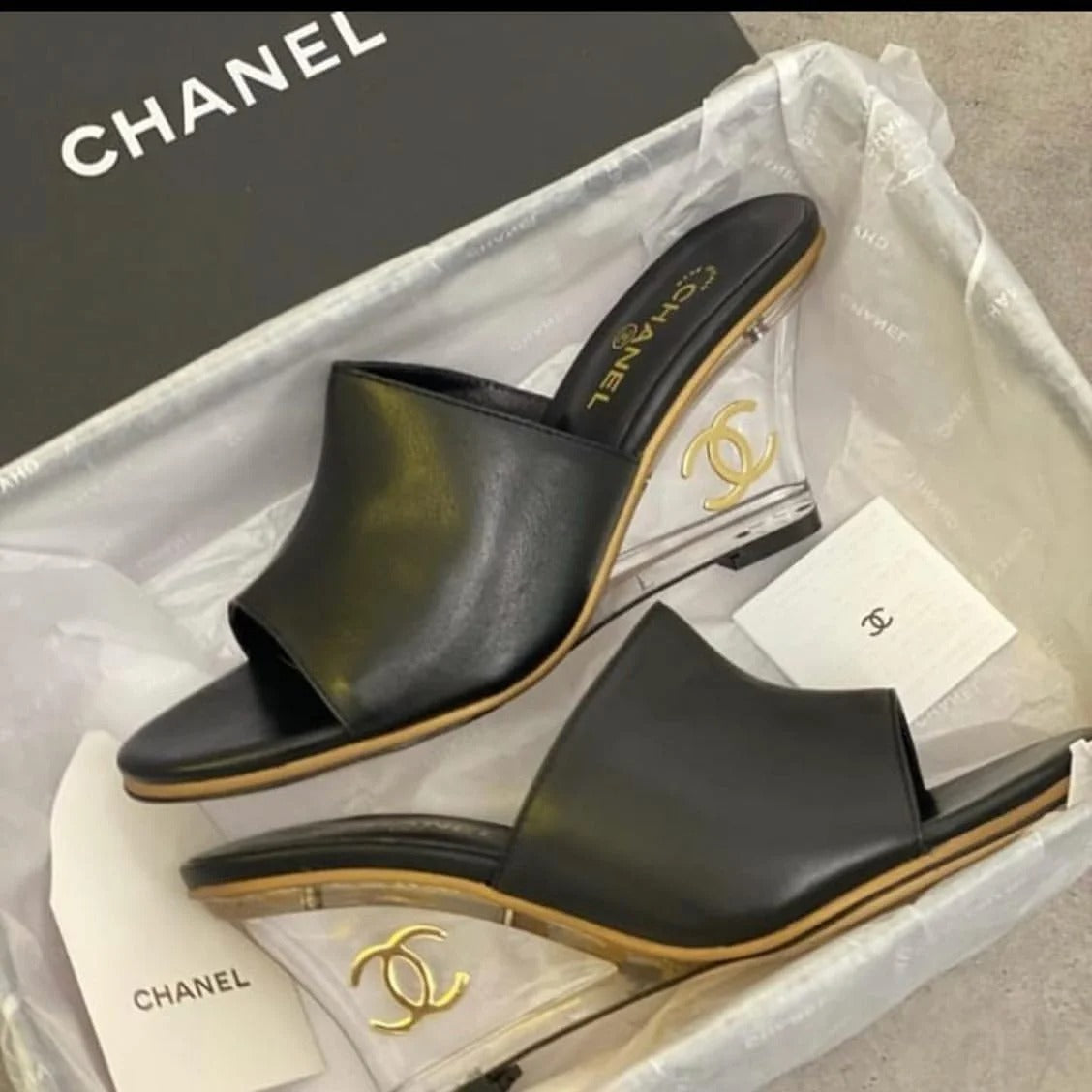 Chanel Black Slides - Fashion Slippers