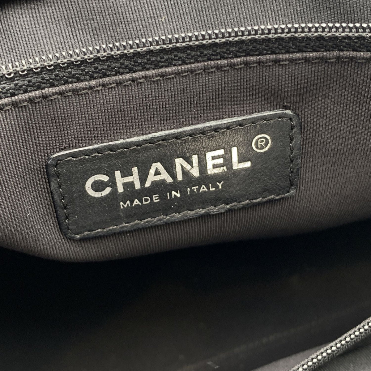 Chanel Black Pebbled Leather Executive Tote Bag Handbag S