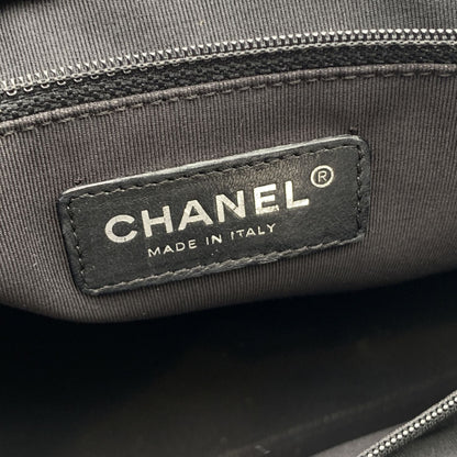 Chanel Black Pebbled Leather Executive Tote Bag Handbag S