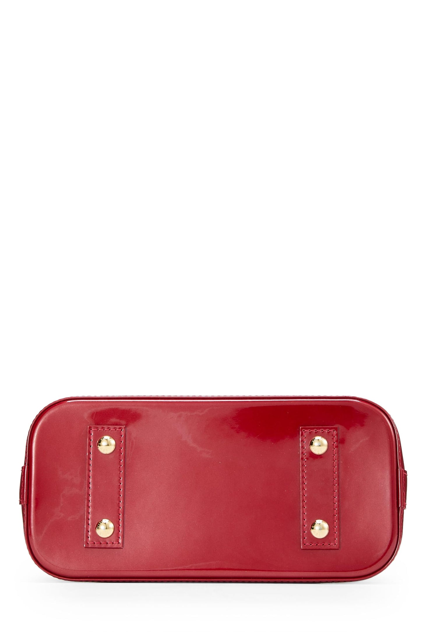 Louis Vuitton,  Cerise Monogram Vernis Alma BB, Red