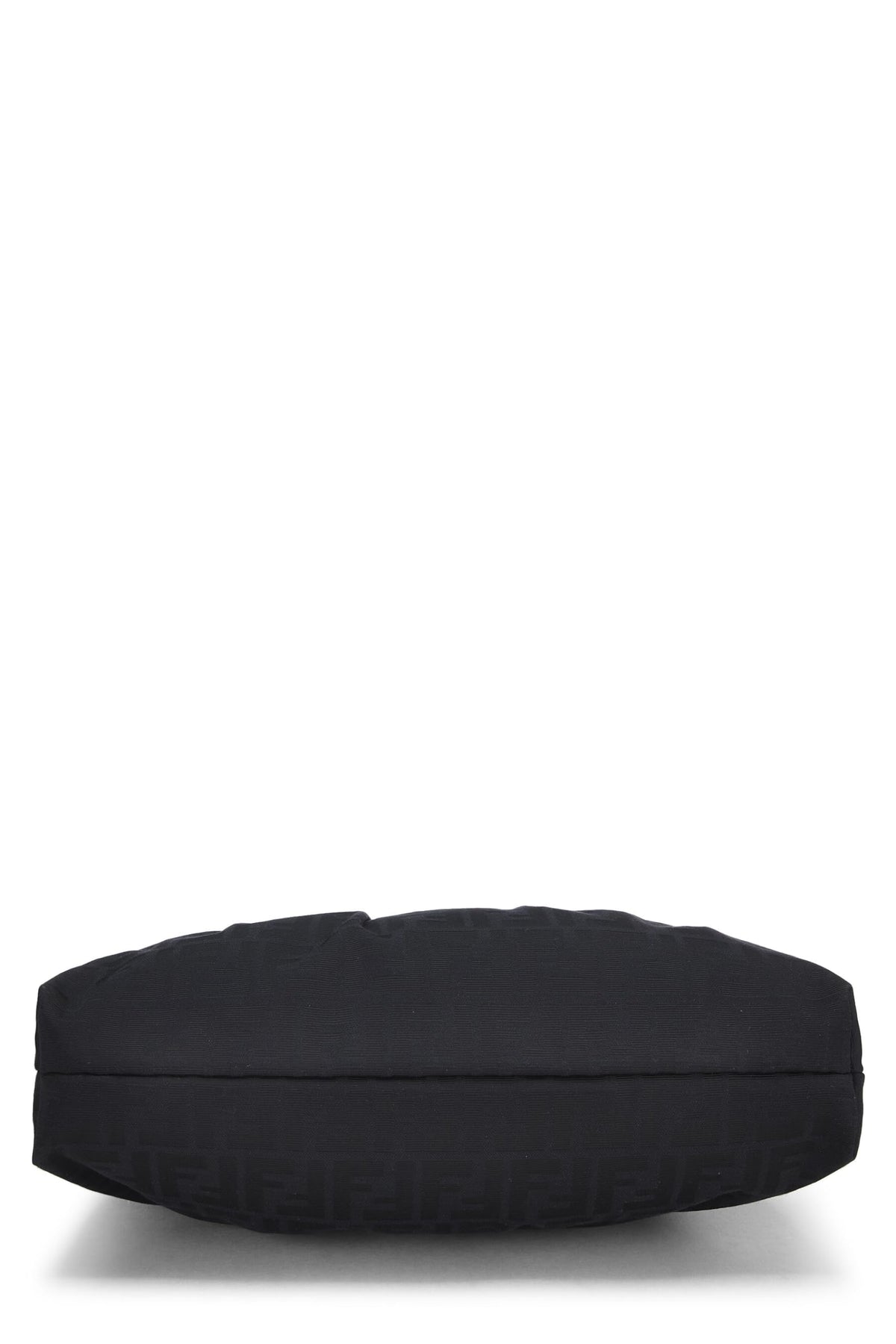 Fendi,  Black Zucca Canvas Chef Hobo, Black