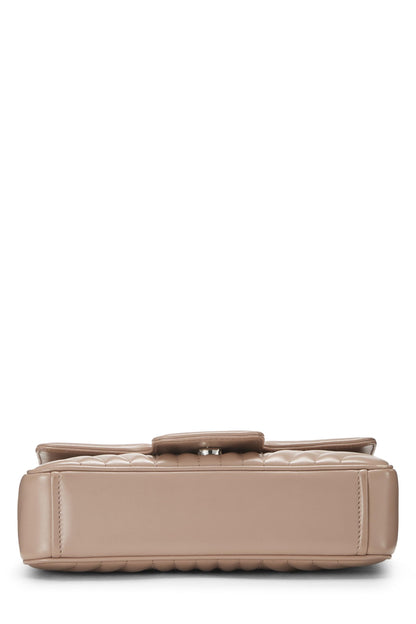 Prada,  Pink Calfskin Diagramme Flap Bag Small, Pink