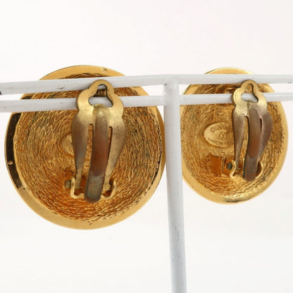 CHANEL Earring Plated Gold gold Matrasse Women Used