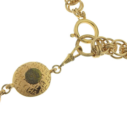 CHANEL Necklace Plated Gold gold vintage Mademoiselle Women Used