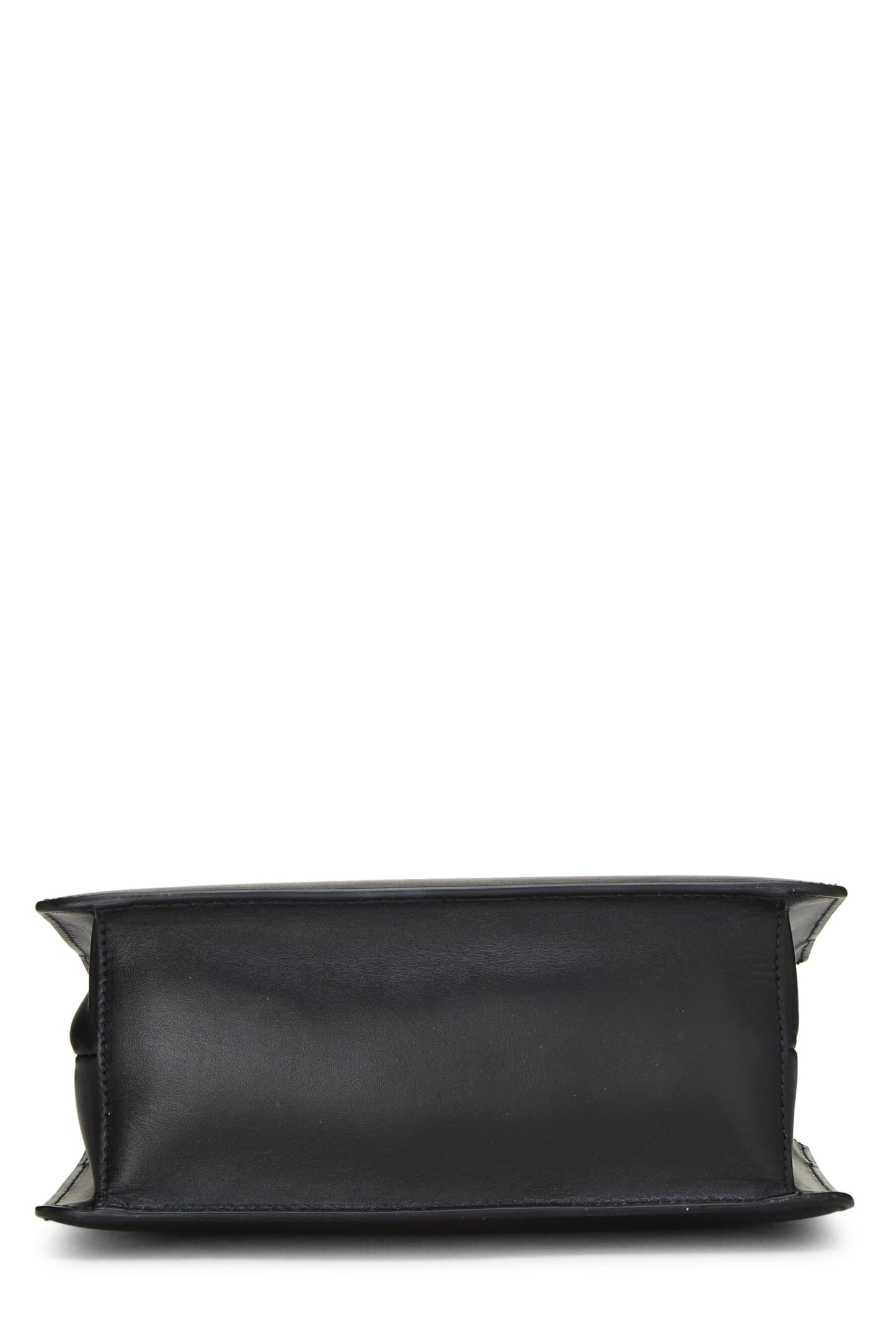 Prada,  Black Calfskin Convertible Handbag, Black