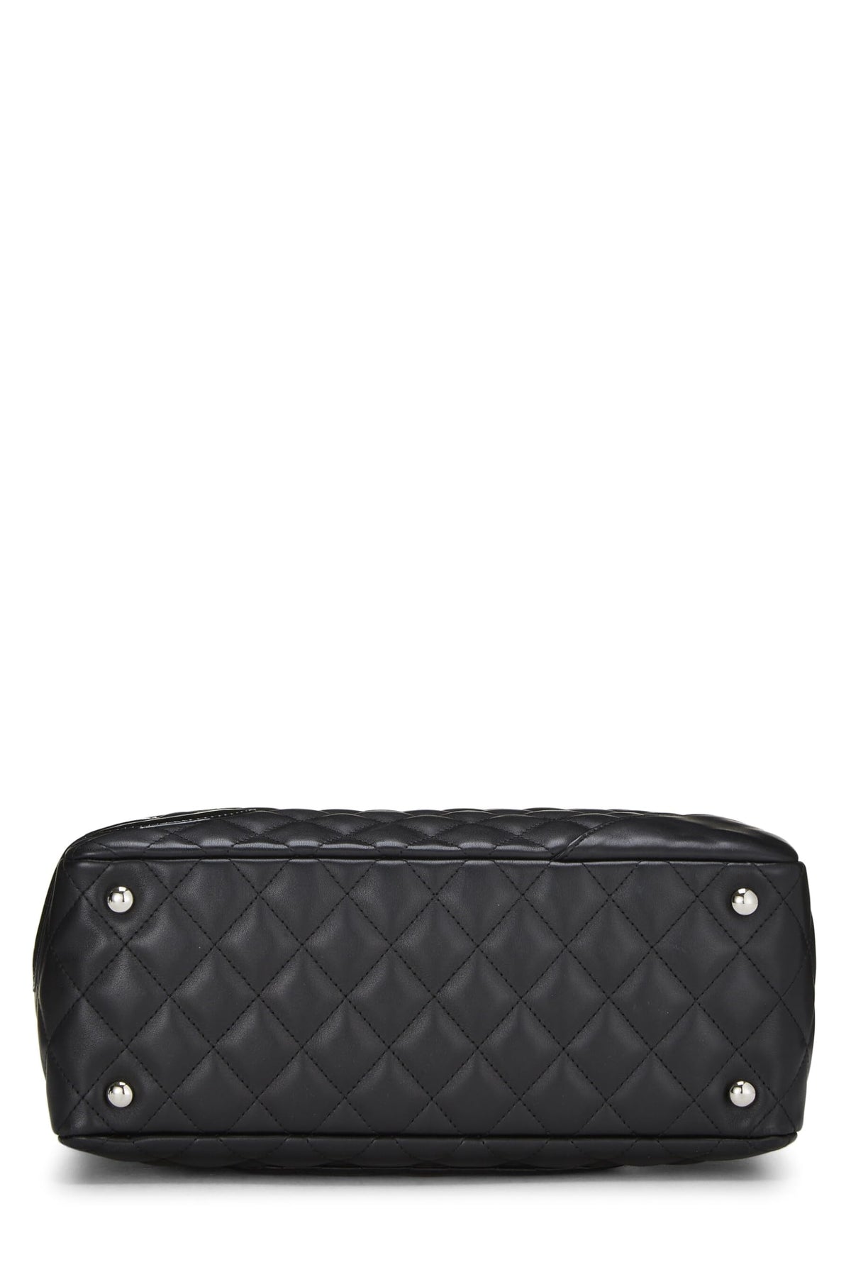 Chanel,  Black Calfskin Cambon Bowler, Black