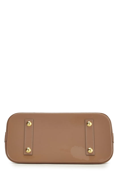 Louis Vuitton,  Rose Velours Monogram Vernis Alma PM NM, Beige
