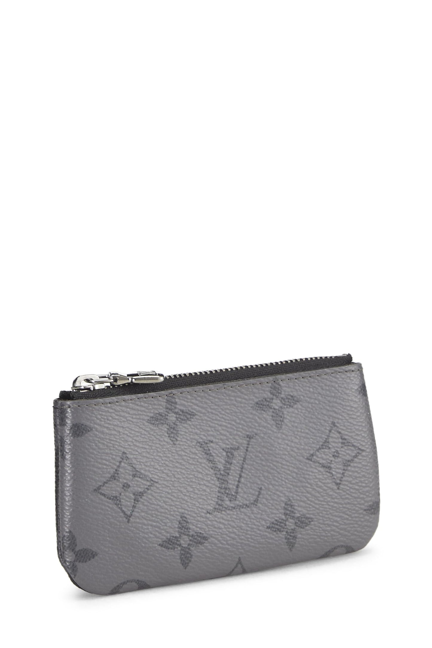 Louis Vuitton,  Monogram Eclipse Reverse Pochette Clefs, Black