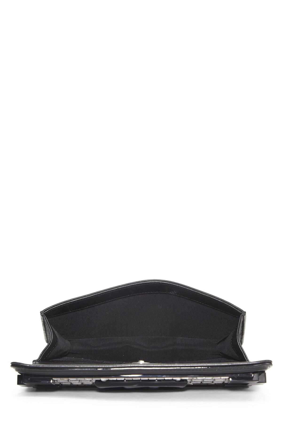 Chanel,  Black Patent Leather Boy Brick Flap, Black