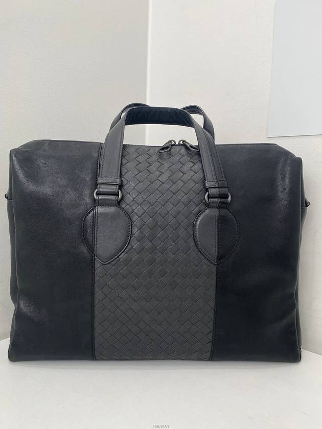 Luxury Bottega Veneta Intrecciato business briefcase