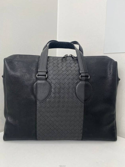 Luxury Bottega Veneta Intrecciato business briefcase