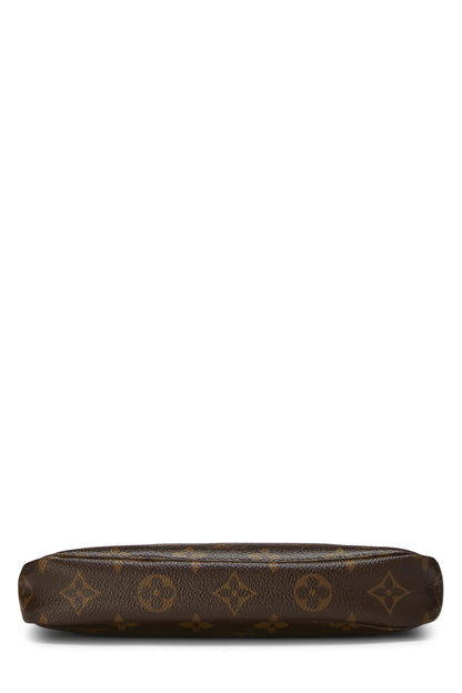 Louis Vuitton,  Takashi Murakami x Louis Vuitton Monogram Canvas Panda Pochette Accessoires, Brown