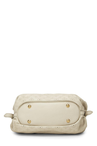 Louis Vuitton,  White Monogram Mahina Leather XS, White