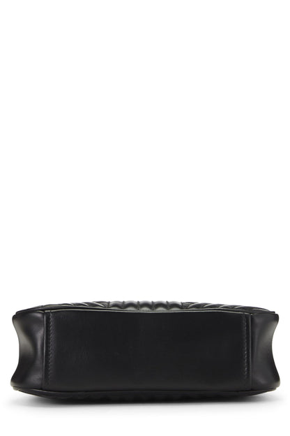 Prada,  Black Calfskin Diagramme Crossbody, Black