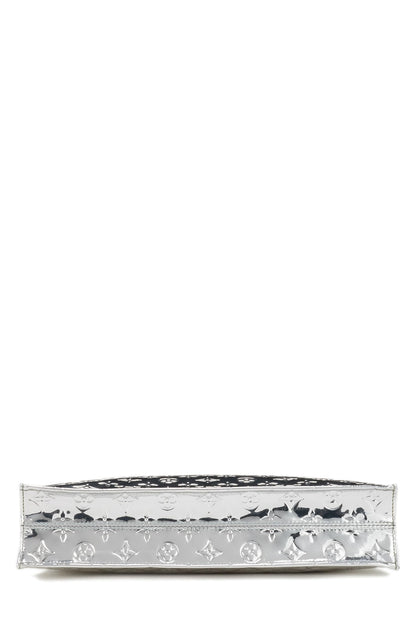 Louis Vuitton,  Silver Monogram Miroir Sac Plat, Silver