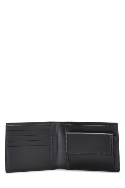 Fendi,  Yellow Zucchino Leather Bi-fold Wallet, Yellow