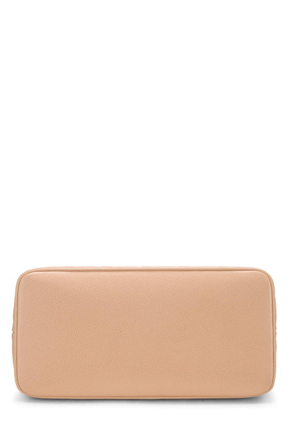 Chanel,  Pink Quilted Caviar Medallion Tote, Pink