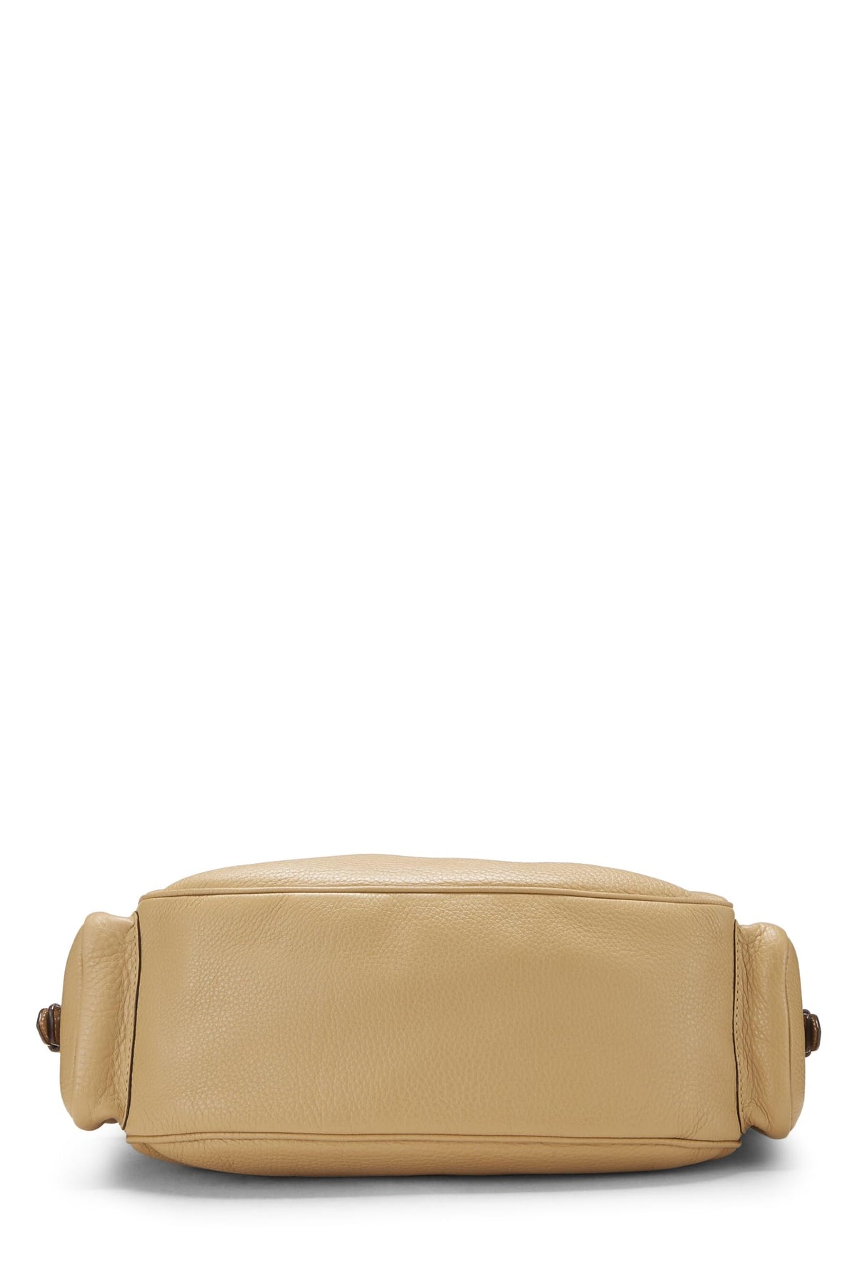Prada,  Beige Vitello Daino Side Pocket Hobo, Beige
