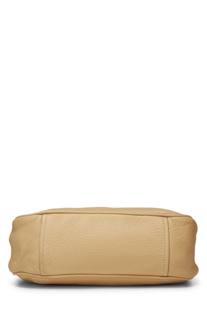 Prada,  Beige Vitello Daino Shoulder Bag, Beige