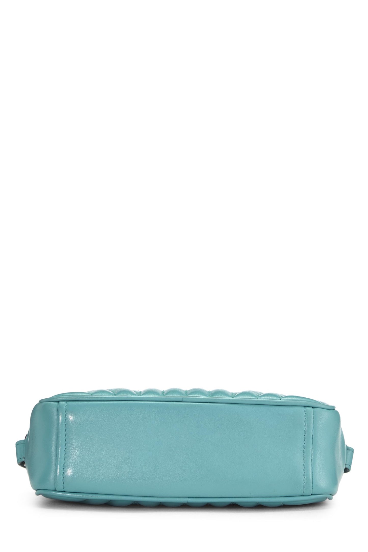 Prada,  Turquoise Calfskin Diagramme Camera Bag Small, Blue