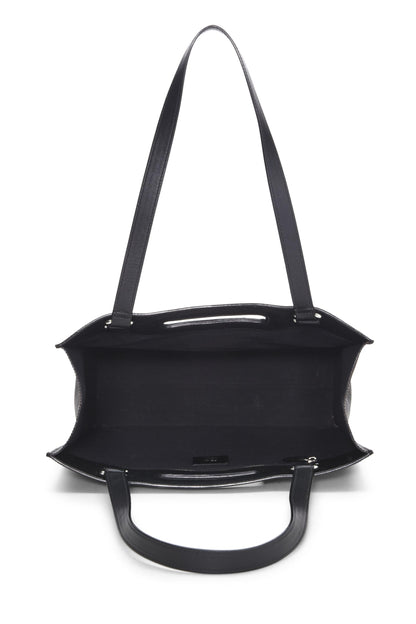Fendi,  Brown Zucca Coated Canvas Tote, Black