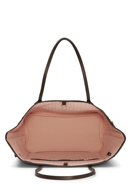 Louis Vuitton,  Damier Ebene Neverfull MM, Pink