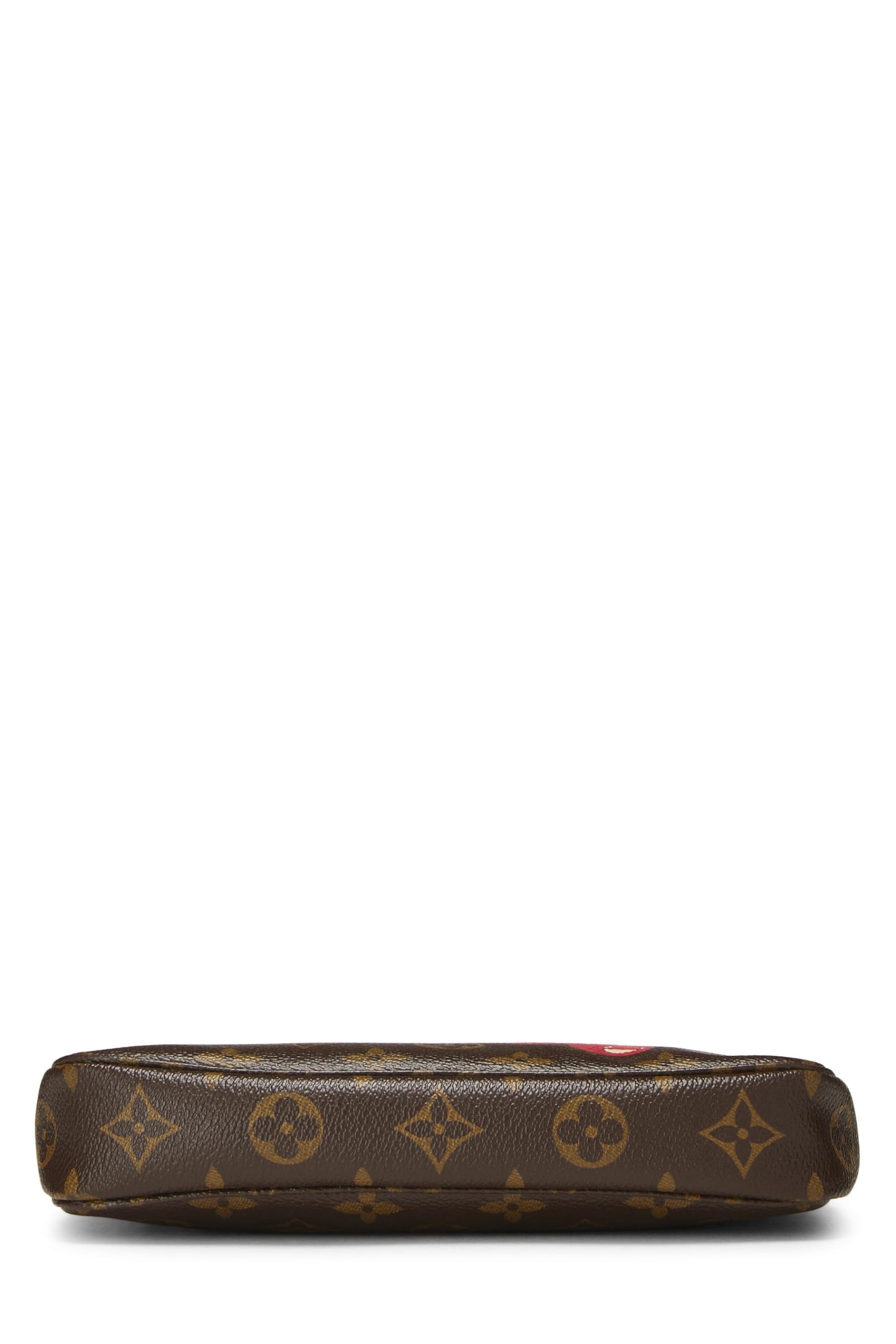 Louis Vuitton,  Takashi Murakami x Louis Vuitton Monogram Cerise Pochette Accessories, Brown