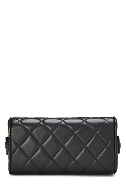 Chanel,  Black Quilted Lambskin Box Bag, Black