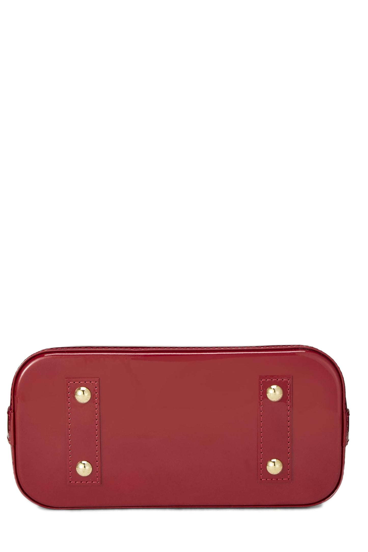 Louis Vuitton,  Indian Rose Monogram Vernis Rayures Alma BB, Red