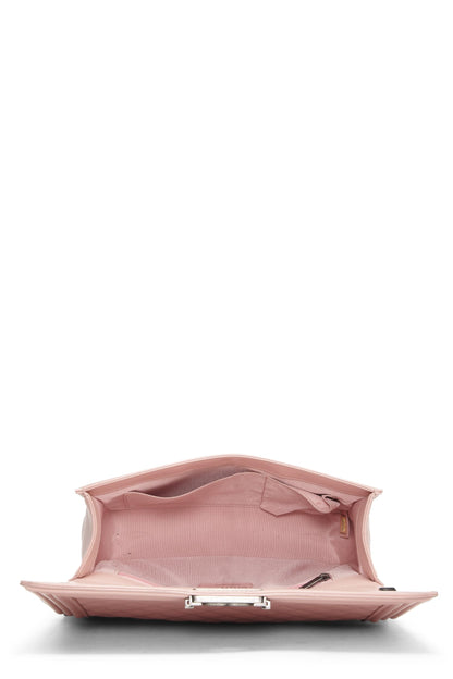 Chanel,  Pink Quilted Calfskin Boy Bag Large, Pink