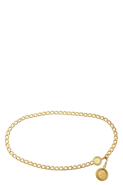 Chanel,  Gold 'CC' Chain Belt, Gold