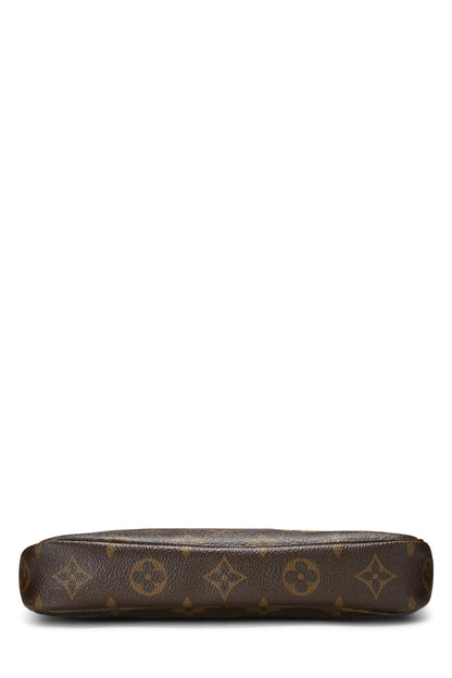 Louis Vuitton,  Takashi Murakami x Louis Vuitton Monogram Canvas Panda Pochette Accessoires, Brown