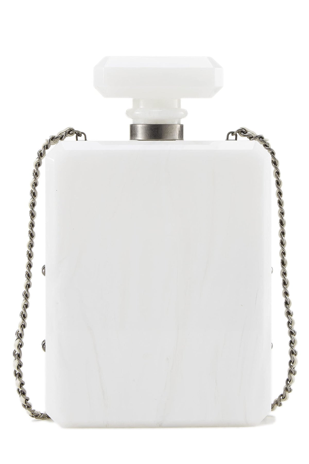 Chanel,  White Acrylic Perfume Minaudière, White