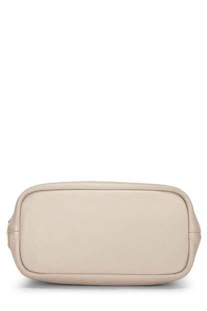Prada,  Pink Vitello Daino Perforated Logo Handbag, Pink