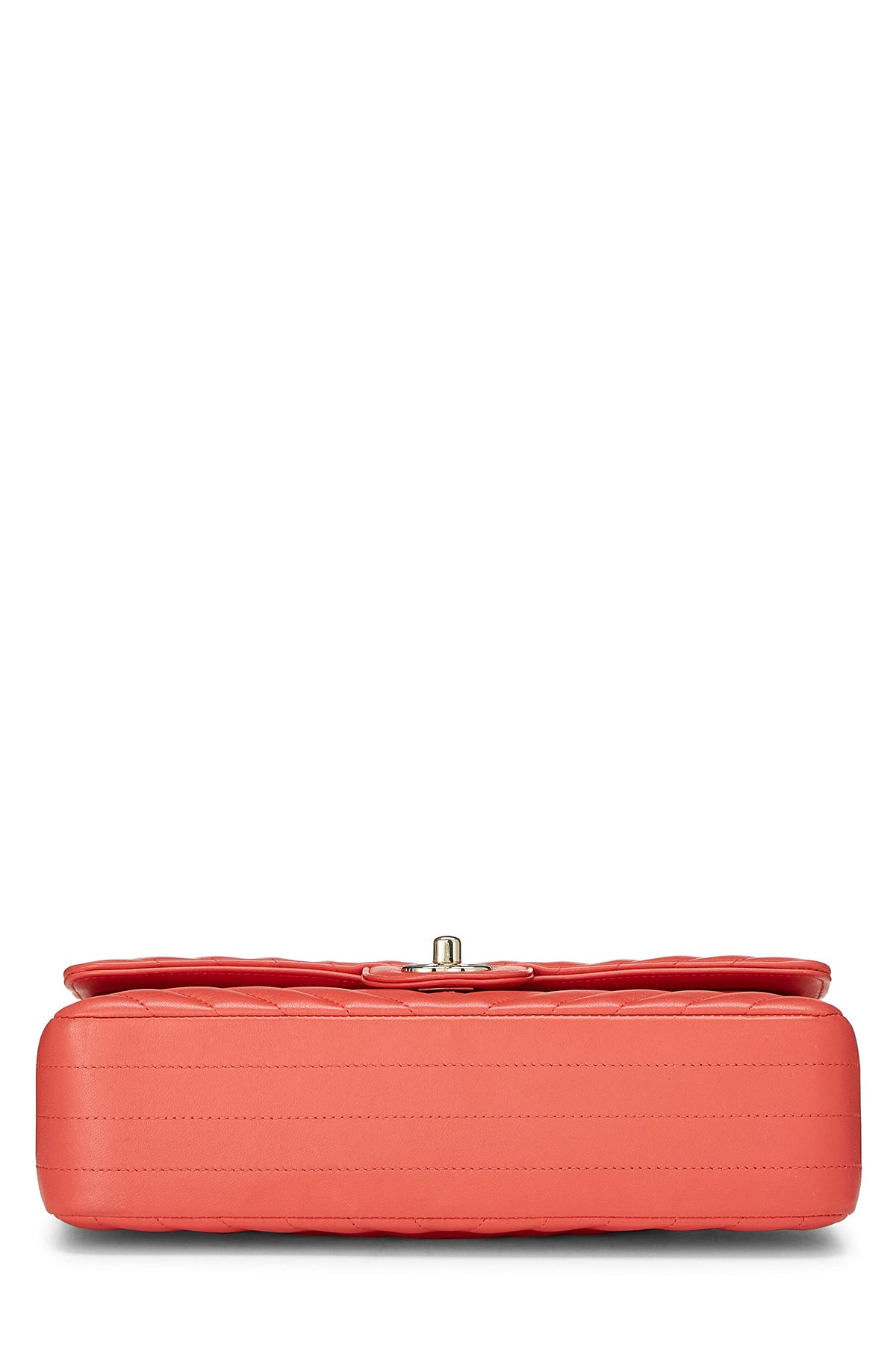 Chanel,  Pink Chevron Lambskin Classic Double Flap Medium, Pink
