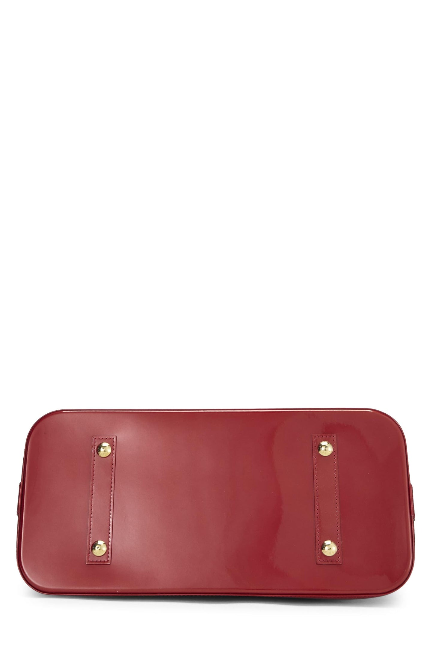 Louis Vuitton,  Cerise Monogram Vernis Alma MM NM, Red