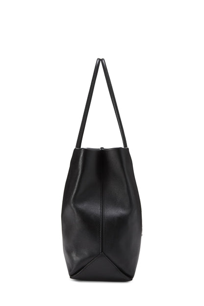 Chanel,  Black Leather Essential Rue Cambon Shopping Tote Medium, Black