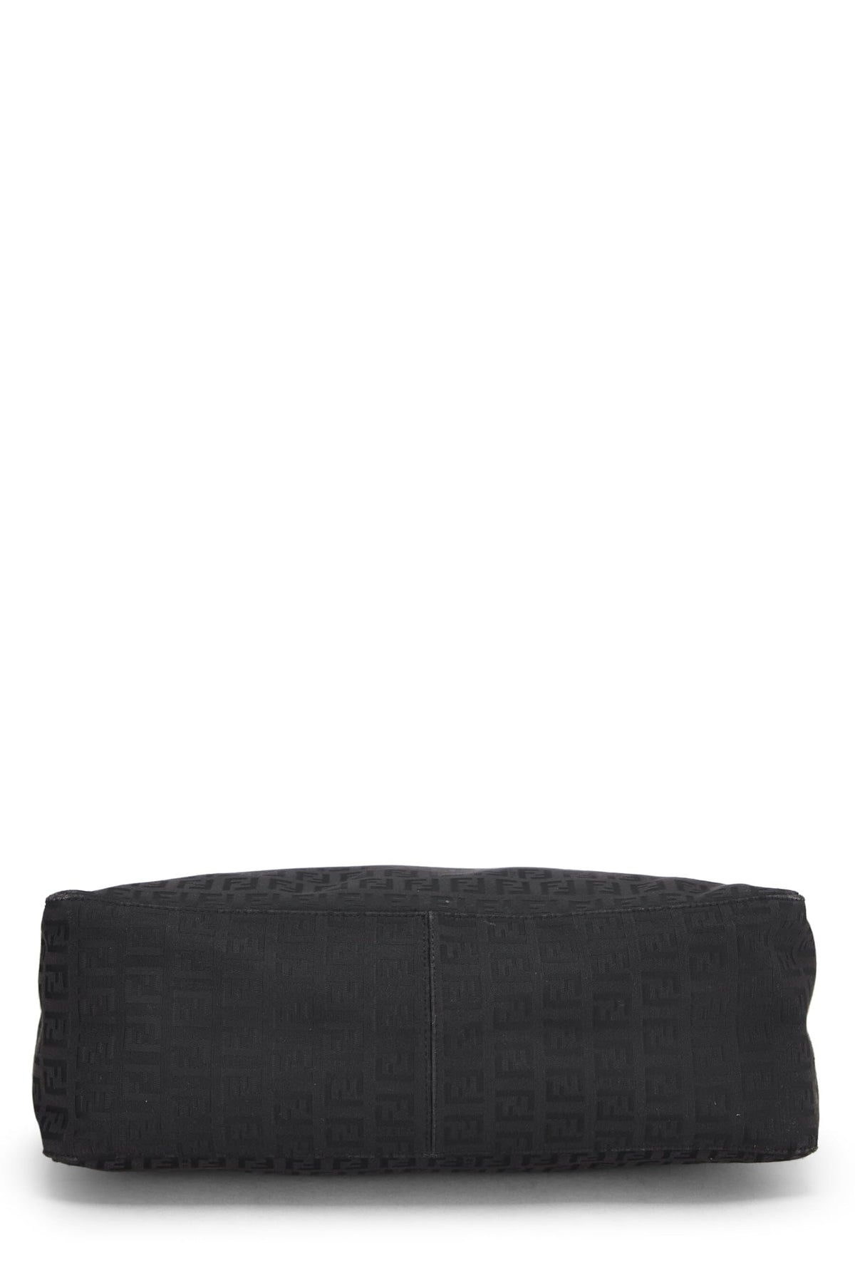 Fendi,  Black Zucchino Canvas Tote Small, Black
